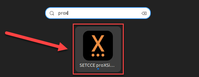 Find SETCCE proXSign in Applications